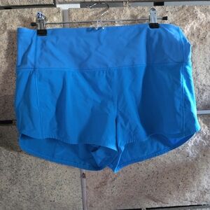lululemon athletica Vibrant Blue Athletic Shorts